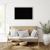 38"x26" Two Tone Wood Frame Black Cork Board Silver - Amanti Art: Custom Framed, Wall Mounted, Bulletin Board for Home Office - 4 of 4