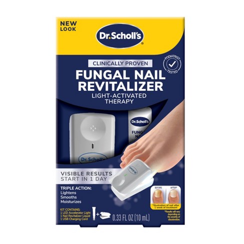 Dr. Scholl's Fungal Nail Treatment And Revitalizer, Led Light Therapy -  0.33 Fl Oz : Target