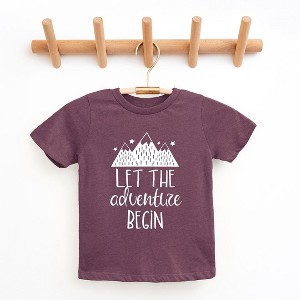 The Juniper Shop Let The Adventure Begin Mountains Toddler Short Sleeve Tee - 1 of 2