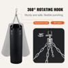 VEVOR Punching Bag for Adults, 4ft PVC Heavy Boxing Bag Set, Punching Bag with Chains and Gloves, Hanging Boxing Bag (Unfilled) - 4 of 4