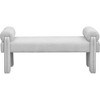 Meridian Furniture,Stefano Polyester Fabric Bench - 3 of 4