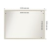 Amanti Art Bethany Non-Beveled Wood Framed Bathroom Vanity Wall Mirror - 3 of 4