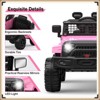 Garvee 12V Ride On Truck for Kids, Battery-Powered Car with Remote Control, Music, LED Lights & Suspension, for Ages 2-5 - 4 of 4