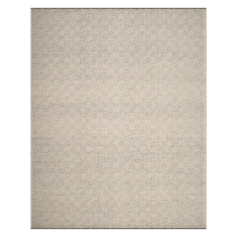 10'x14' Geometric Woven Area Rug Ivory/Light Gray - Safavieh
