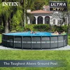 Intex Ultra XTR Deluxe Above Ground Swimming Pool Set, Includes Cartridge Sand Filter Pump, SuperTough Puncture Resistant, Rust Resistant, 24' x 52" - 2 of 4