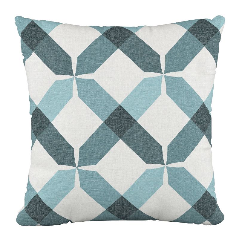 18&#34;x18&#34; Polyester Pillow in Hanna Teal - Skyline Furniture, 1 of 7