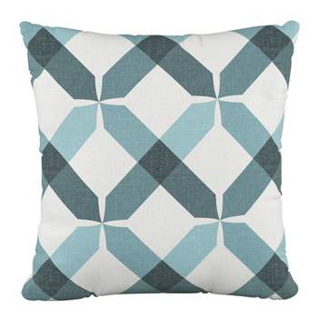 18"x18" Polyester Pillow in Hanna Teal - Skyline Furniture