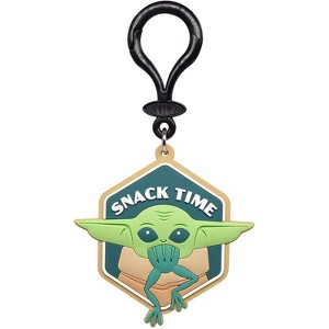 Monogram International Inc. Star Wars The Mandalorian Soft Touch PVC Bag Clip | The Child Snack Time - 1 of 1