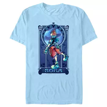 Men's Kingdom Hearts 1 Beach Sora T-shirt : Target