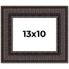 PosterPalooza | Photo Size 3.5" Wide Ornate Brown Frame - UV Acrylic, Foam Board Backing, Hanging Hardware - 2 of 4