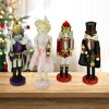Northlight Wooden Nutcracker Suite Ballet Christmas Decorations - Set of 4 - 2 of 4