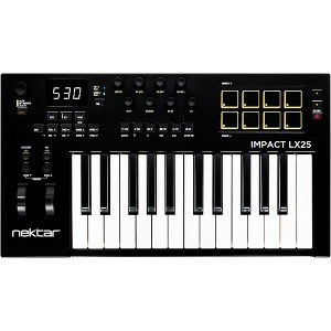 Nektar Impact LX25 mk3 MIDI Controller Black - 1 of 4