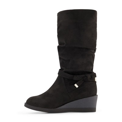 Girls wedge clearance booties