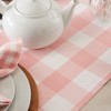 Design Imports Reversible Gingham/Buffalo Check Table Runner - 2 of 4