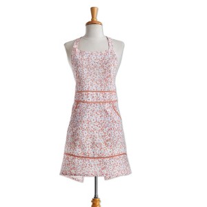 tag Flower Petals Hostess Cooking Baking Apron Cotton Machine Wash One Size Fits Most Neck Ties Waist Ties Pockets Hang Tag - 1 of 1