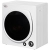 HOMCOM 120V Portable Clothes Dryer, 1350W Compact Laundry Front Load Tumble Dryer Machine 3.3  Cu. Ft. with Stainless Steel Tub, White - 4 of 4