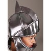 HalloweenCostumes.com    Silver Knight Plush Helmet, Gray - 2 of 3