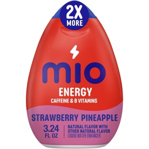 MiO Big Bottle Strawberry Pineapple Smash Liquid Water Enhancer - 3.24 fl oz Bottle - 1 of 4