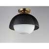 Maxim Lighting Perf 1 - Light Flush Mount in  Black/Satin Brass - 2 of 4