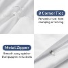Luxury Soft Premium Duvet Cover Set - Zipper Closure & Matching Pillow Shams - CGK Linens - 4 of 4