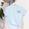 Simply Sage Market Embroidered I Closed My Book To Be Here Garment Dyed Tee - 3 of 4