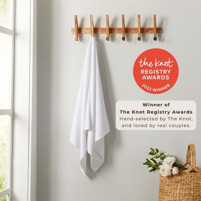 Optic White Cotton Quick-Dry Washcloth Set for Kids (Pack of 12)