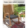 Patio Chair Cushions Set of 2, Waterproof Outdoor Seat Cushions - 4 of 4