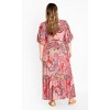 Women's Plus Size Flirtini Maxi Dress - pink | CITY CHIC - image 2 of 4