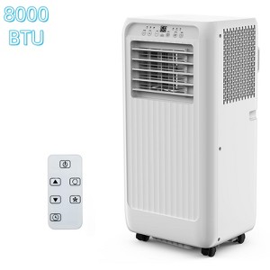 Jojoka 8000 BTU Portable Air Conditioner, 3-in-1 AC Unit with Cooling, Fan & Dehumidifier, Quiet Operation,Remote Control & Window Kit Included - 1 of 4