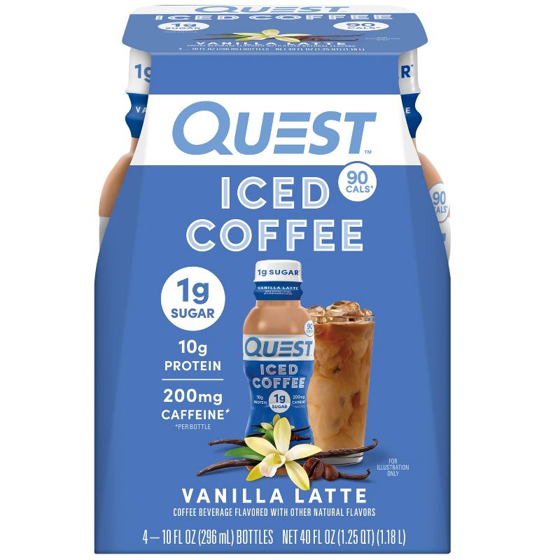 Quest Nutrition Iced Coffee - Vanilla - 4pk, 1 of 7