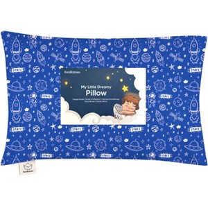 KeaBabies Toddler Pillow with Pillowcase, 13X18 Soft Organic Cotton Toddler Pillows for Sleeping, Kids Travel Pillow Age 2-5 - 1 of 4