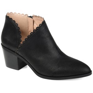 Journee Collection Women's Tessa Inside Zip Stacked Heel Booties - 1 of 4