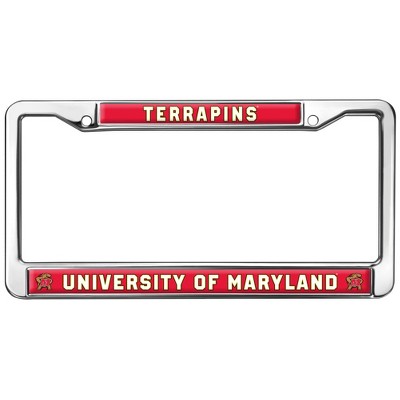 University of Maryland Terrapin Logo Full Size Standard License Plate Metal Frame