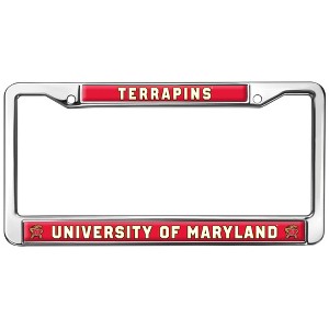 University of Maryland Terrapin Logo Full Size Standard License Plate Metal Frame - 1 of 4