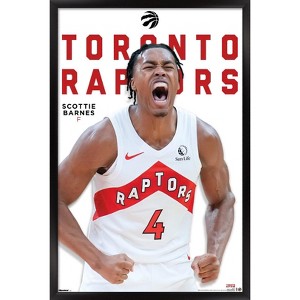Trends International NBA Toronto Raptors - Scottie Barnes Feature Series 25 Framed Wall Poster Prints - 1 of 4