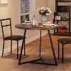 Round Dining Table Set for 2, Circle Kitchen Table and Chairs, Dining Room Table Set , Wood Dinner Set for Small Space, Apartment - 2 of 4
