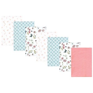 Luvable Friends Hudson Baby Flannel Burp Cloths 7pk Set - 1 of 2