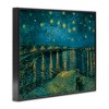 Stupell Industries Classic Starry Night Over Rhone Van Gogh Framed Giclee Art - 2 of 4