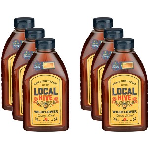 Local Hive Wildflower Honey Blend - Case of 6 - 32 oz - 1 of 2