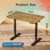 GALAXHERO 40x24inch Electric Standing Desk, Height Adjustable Small Ergonomic Sit to Stand Desk for Home Office - 3 of 4