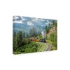 Trademark Fine Art -Mike Jones Photo 'The Train, From Bridge' Canvas Art - 4 of 4