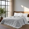 Puredown TENCEL Cooling Lightweight Down Blanket, Breathable Cool Touch Silky Soft & Smooth Lyocell Fabric - 2 of 4