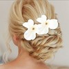 Unique Bargains Women's Elegant Flower Hair Clip 2 Pcs - 2 of 4