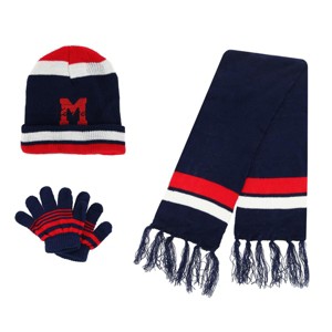 Heat Trendz Boy's One Size Fits Most Sport Soccer Hat Gloves and Scarf Winter Set - 1 of 4