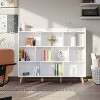 Aoxun Bookshelf Bookcase, Cube Storage Organizer, Wood Display Bookshelf, Storage Shelves - 2 of 4