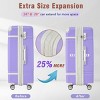 Hardshell Luggage Sets 3 Pieces,Lightweight Spinner Suitcase With Tsa Lock,Expandable Luggage Sets 20"+28" Luggages And Cosmetic Case-Cuddlewood - 4 of 4
