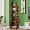 KTMBDW 5 Tier Bookshelf, Bookcase with Open Storage, Modern Tall Bookshelves Organizer, Floor Standing Book Shelf for Bedroom, Living Room,Home Office - 2 of 4