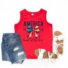 The Juniper Shop Coquette America Land Of The Free Youth Tank Top - 3 of 4