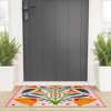 Maritza Lisa Art Nouveau Symmetric Buttercups Large Welcome Mat - Deny Designs - 2 of 3