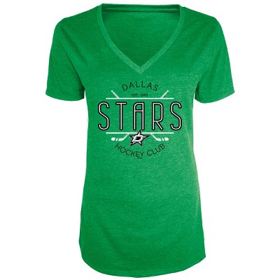 NHL Dallas Stars Women's Blade V-Neck T-Shirt S